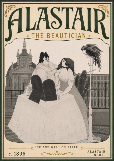 Alastair The Beautician No6 - Plakat
