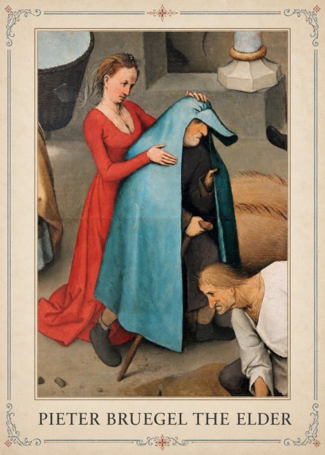 Pieter Bruegel The Blind Leading the Blind II No1 - Plakat