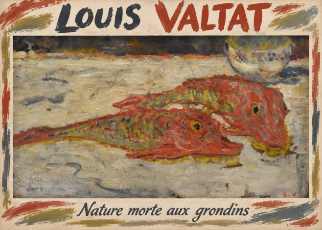 Louis Valtat Nature Morte Aux Grondins No1 - Plakat