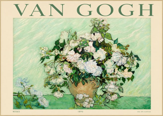 Van Gogh Roses II No2 - Plakat