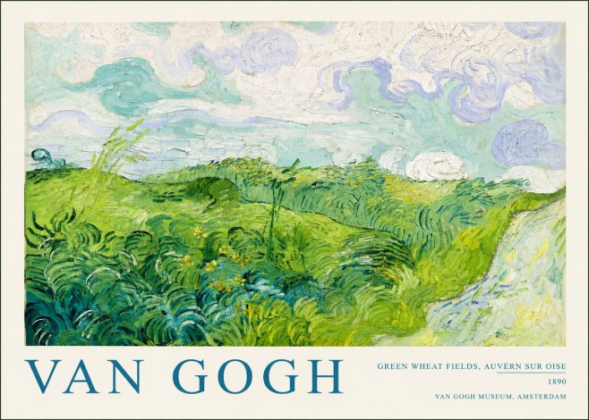 Van Gogh Green Wheat Fields, Auvern Sur Oise No2 - Plakat