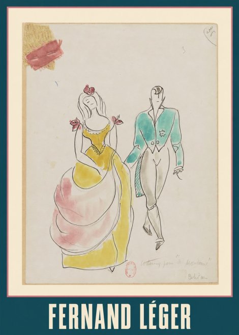 Fernand Léger Costume Pour "Le Mandarin" No1 - Plakat