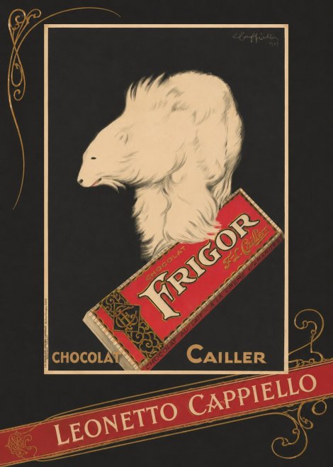 Leonetto Cappiello Chocolat Frigor No4 - Plakat