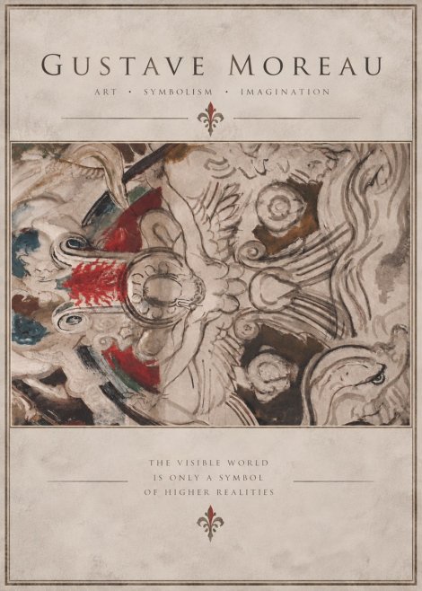 Gustave Moreau Decorative Composition No5 - Plakat