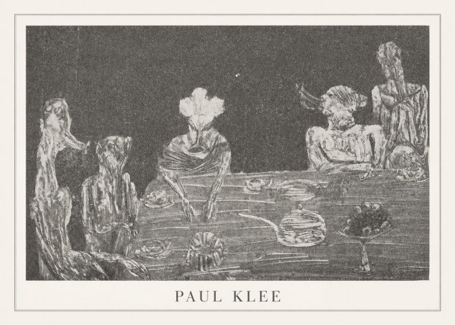 Paul Klee Die Mahlzeit No4 - Plakat