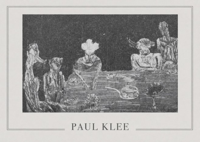 Paul Klee Die Mahlzeit No5 - Plakat