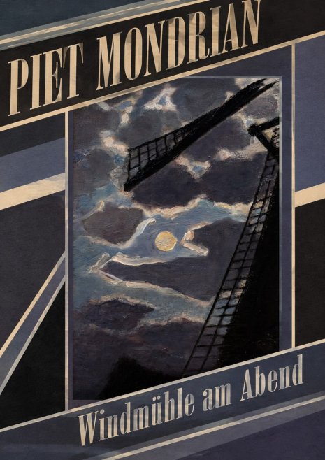 Piet Mondrian Windmühle Am Abend II No6 - Plakat