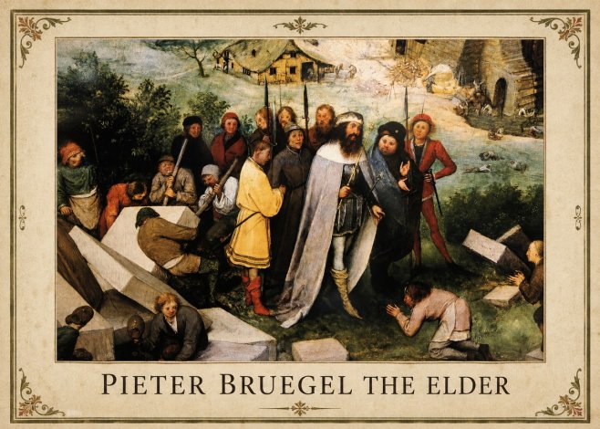 Pieter Bruegel The Blind Leading the Blind III No1 - Plakat