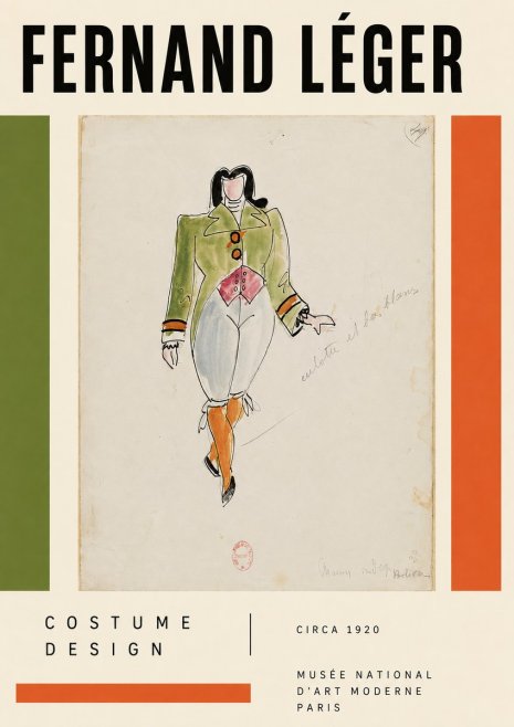 Fernand Léger Costume Design II No5 - Plakat