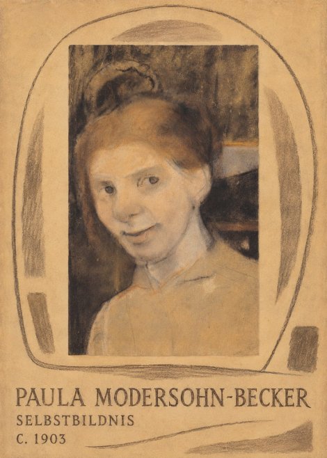 Paula Modersohn-Becker Selbstbildnis No3 - Plakat