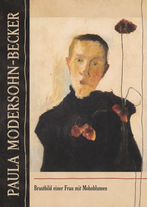Paula Modersohn-Becker Brustbild Einer Frau Mit Mohnblumen No2 - Plakat