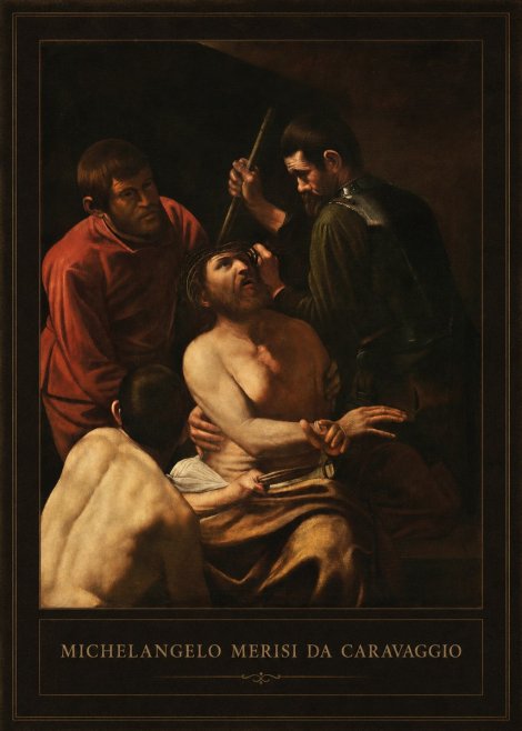 Michelangelo Merisi da Caravaggio Christ Crowned with Thorns No1 - Plakat