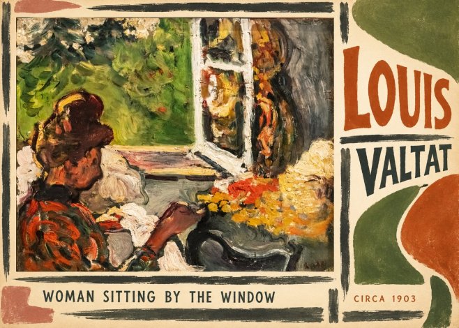Louis Valtat Woman Sitting by the Window No6 - Plakat