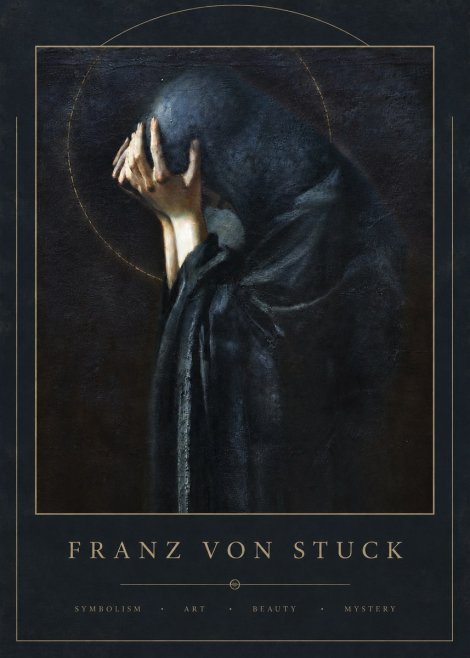 Franz von Stuck The Mourner No5 - Plakat