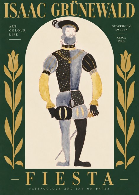 Isaac Grünewald Fiesta No5 - Plakat