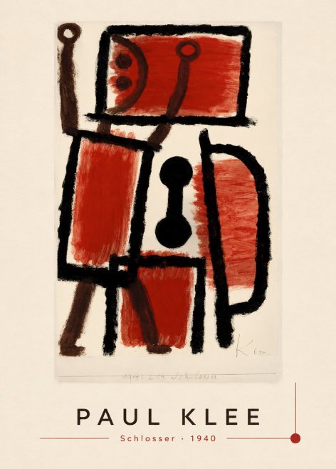 Paul Klee Schlosser No3 - Plakat