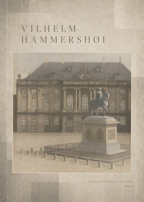 Vilhelm Hammershøi Amalienborg Square I No3 - Plakat