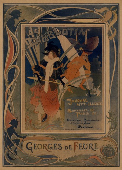 Georges de Feure Le Diablotin III No1 - Plakat
