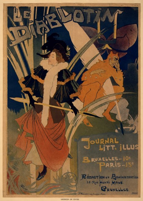 Georges de Feure Le Diablotin III No5 - Plakat