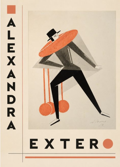 Alexandra Exter Constructivist Figure No3 - Plakat