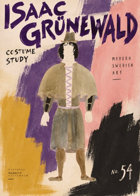 Isaac Grünewald Costume Study V No3 - Plakat