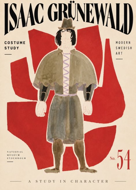 Isaac Grünewald Costume Study V No4 - Plakat