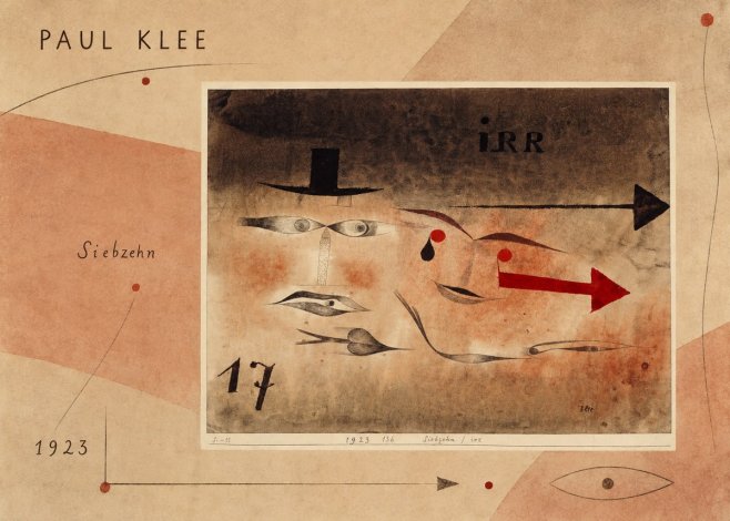 Paul Klee Siebzehn, Irr No5 - Plakat