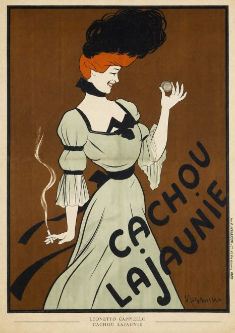 Leonetto Cappiello Cachou Lajaunie No6 - Plakat