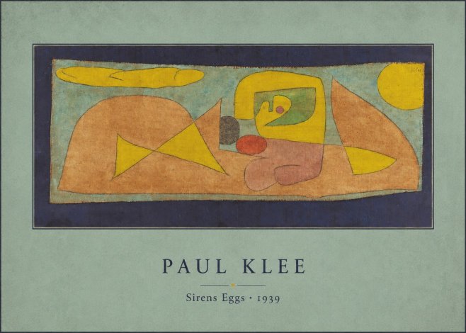 Paul Klee Sirens Eggs No3 - Plakat