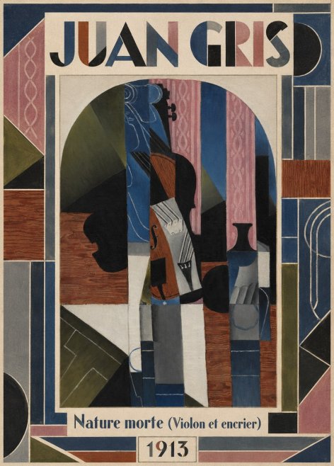 Juan Gris Nature Morte (Violon Et Encrier) No1 - Plakat