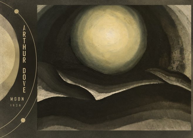 Arthur Dove Moon No5 - Plakat