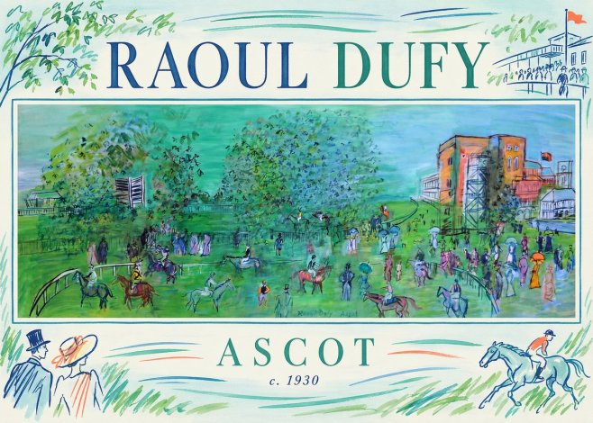 Raoul Dufy Ascot C. 1930 I No1 - Plakat