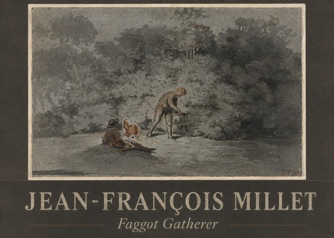 Jean-François Millet Faggot Gatherer No4 - Plakat