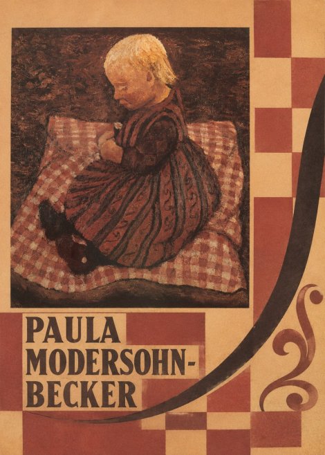 Paula Modersohn-Becker Girl with Flower No5 - Plakat