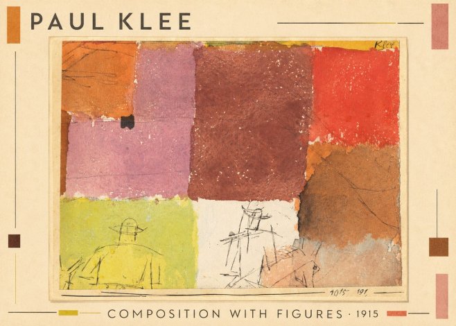 Paul Klee Composition with Figures II No1 - Plakat