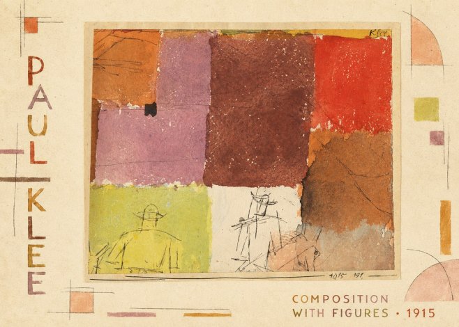Paul Klee Composition with Figures II No2 - Plakat