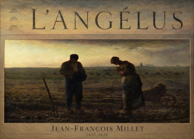Jean-François Millet L'angélus III No6 - Plakat