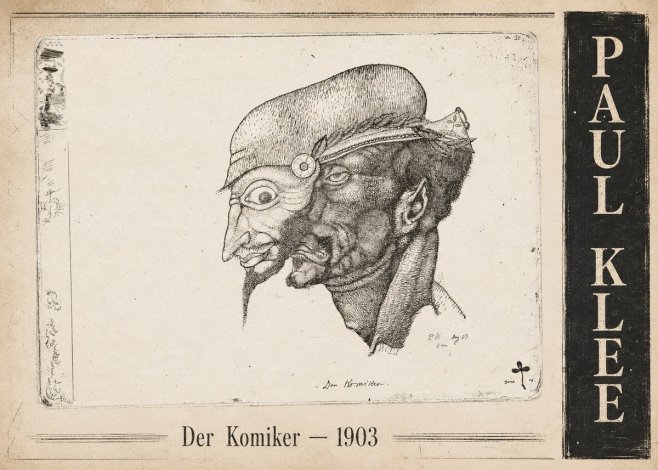 Paul Klee Der Komiker No5 - Plakat