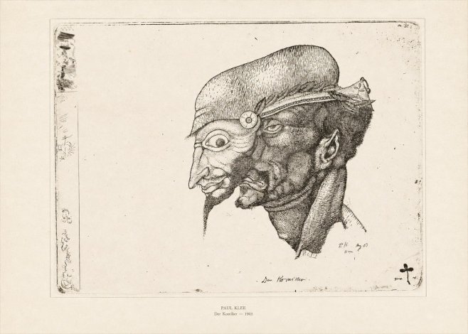 Paul Klee Der Komiker No6 - Plakat