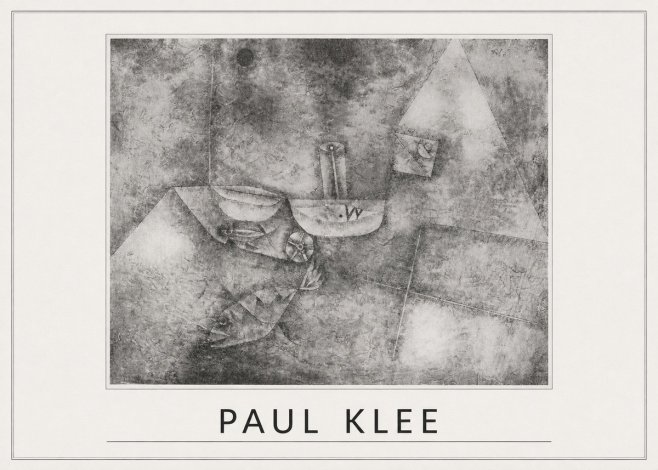 Paul Klee Boats at the Shore No5 - Plakat