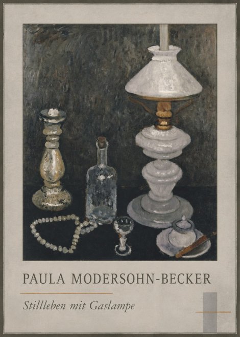 Paula Modersohn-Becker Stillleben Mit Gaslampe No1 - Plakat