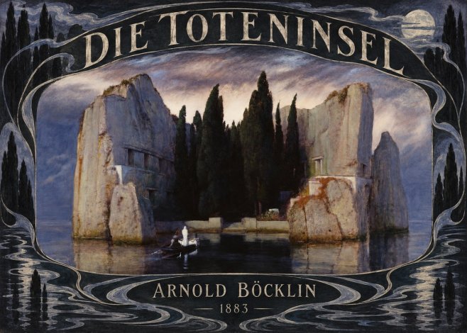 Arnold Böcklin Die Toteninsel V No6 - Plakat