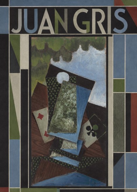 Juan Gris Playing Cards and a Siphon No3 - Plakat