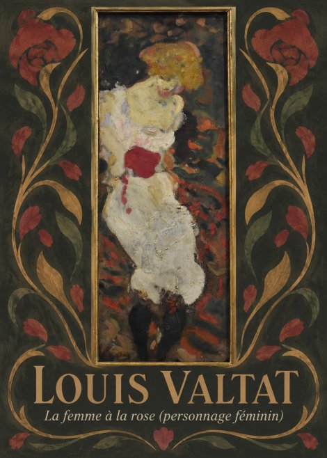 Louis Valtat La Femme À La Rose (Personnage Féminin) No6 - Plakat