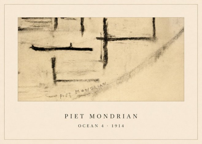 Piet Mondrian Ocean 4 No5 - Plakat
