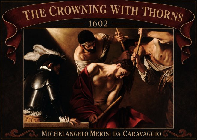 Michelangelo Merisi da Caravaggio The Crowning with Thorns II No4 - Plakat