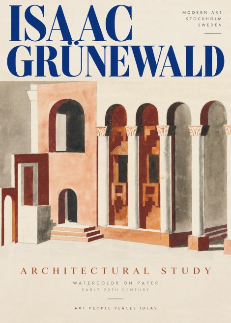 Isaac Grünewald Architectural Study I No6 - Plakat