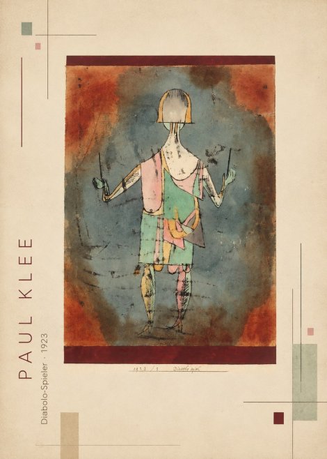 Paul Klee Diabolo-spieler No2 - Plakat