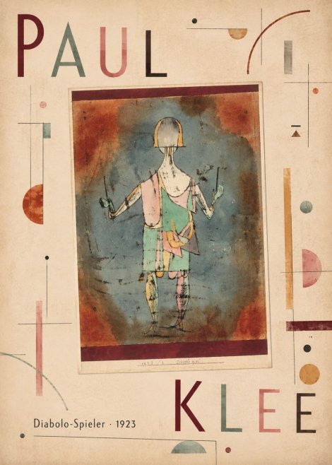 Paul Klee Diabolo-spieler No4 - Plakat