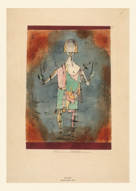 Paul Klee Diabolo-spieler No6 - Plakat